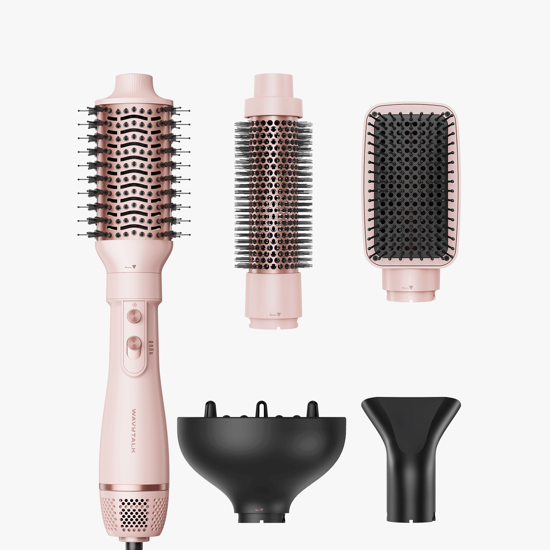 WavyTalk Air Sculpt 5-in-1 Hot Air Brush Set | One-Step Blowout & Volumizing Styler